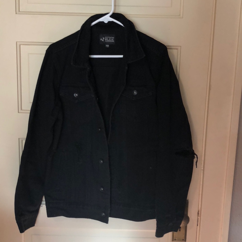 Men’s Black Jean Jacket
